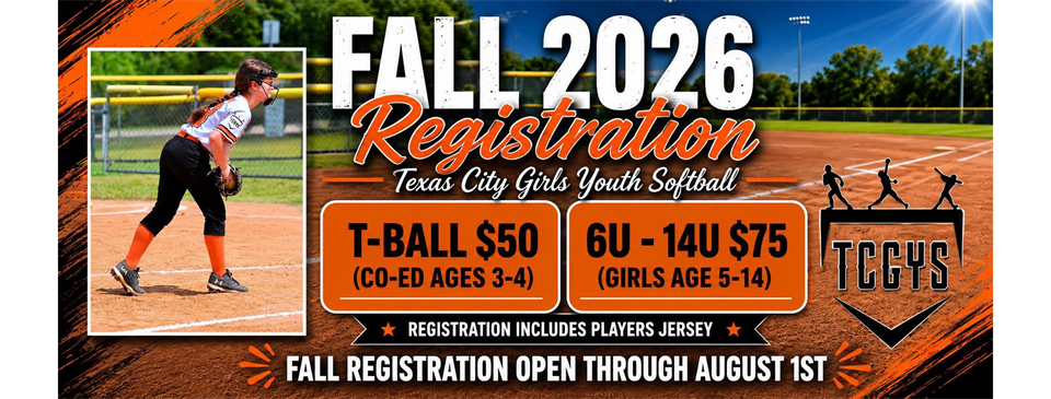 FALL 2026 REGISTRATION NOW OPEN!
